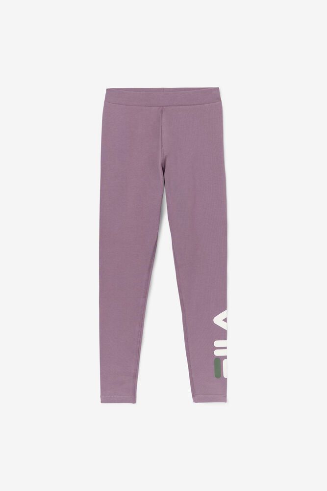 Fila Elora Leggings Purple - Womens - 59268QDLZ